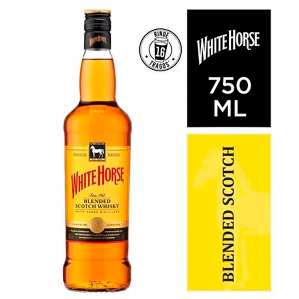 WHISKY WHITE HORSE 43º BOTELLA 750ML - 1