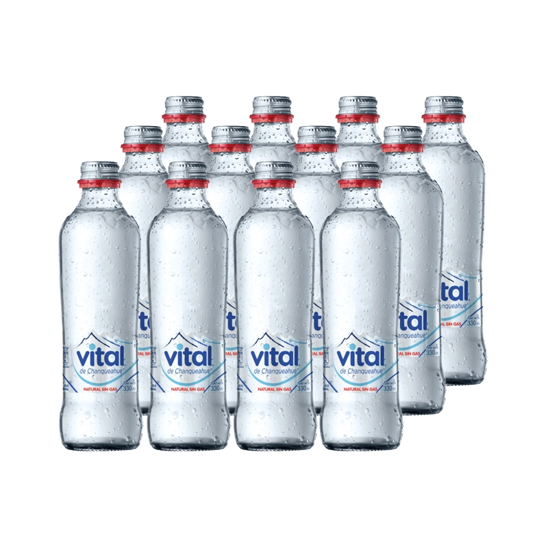 AGUA MINERAL VITAL BOTELLA VIDRIO 330 CC 12 UN SIN GAS - 1
