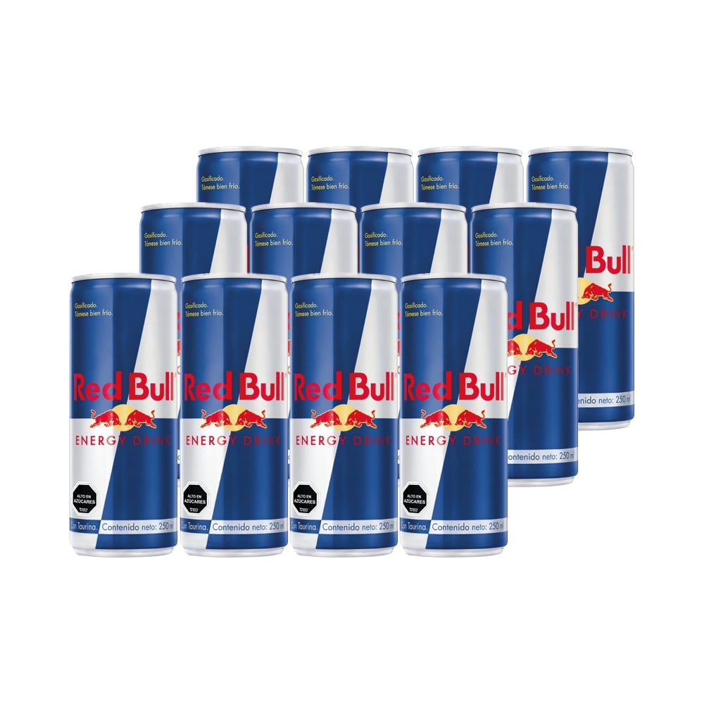 BEBIDA ENERGETICA RED BULL BOTELLA VIDRIO 250 CC 12 UN - 1