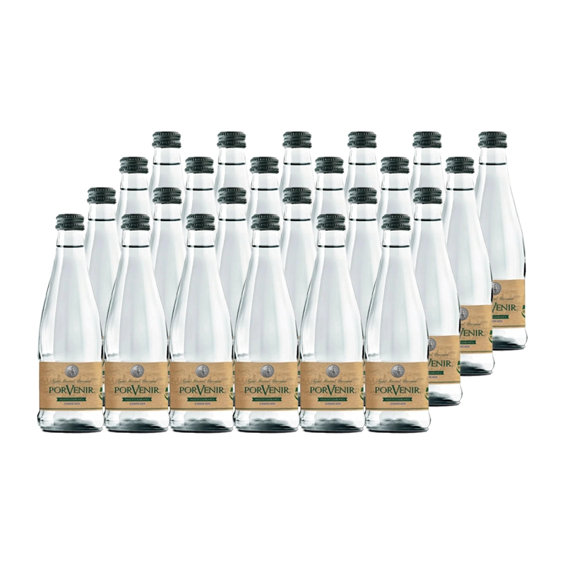 AGUA MINERAL PORVENIR BOTELLA VIDRIO 330 CC 24 UN SIN GAS - 1