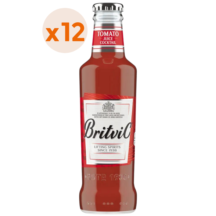 12X TOMATO JUICE BRITVIC 200CC - 1