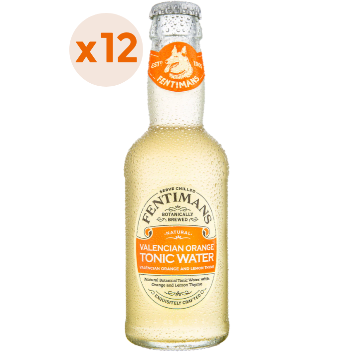 12X VALENCIAN ORANGE TONIC WATER FENTIMANS 200CC - 1