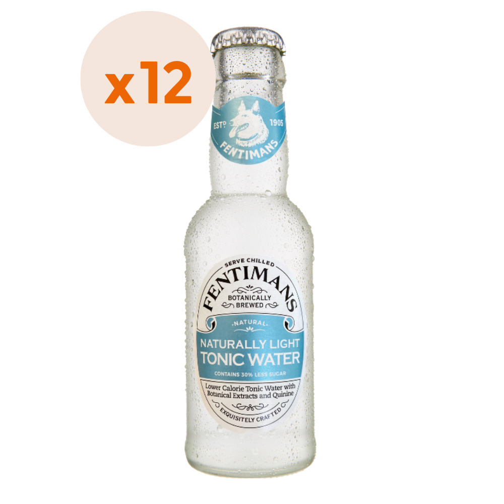 12X AGUA TONICA LOW CALORIE FENTIMANS 200CC - 1