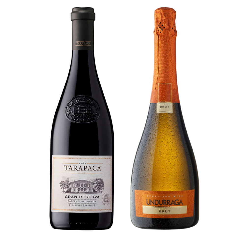VINO TARAPACA GR CABERNET + ESPUMANTE UNDURRAGA BRUT 750CC - 1
