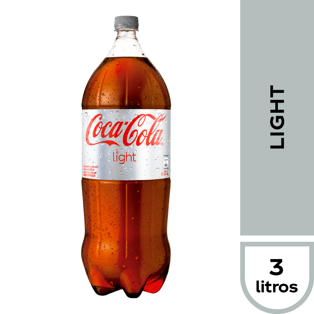 BEBIDA COCA COLA LIGHT 3000CC - 1