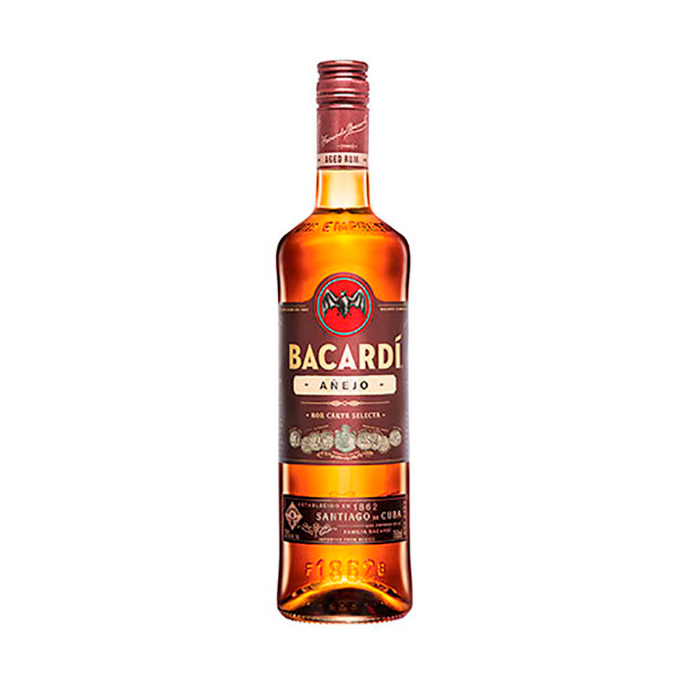 RON BACARDI BOTELLA VIDRIO 750 CC AÑEJO - 1