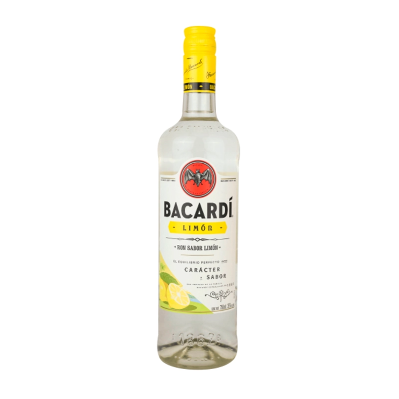 RON BACARDI BOTELLA VIDRIO 750 CC LIMON 35° - 1