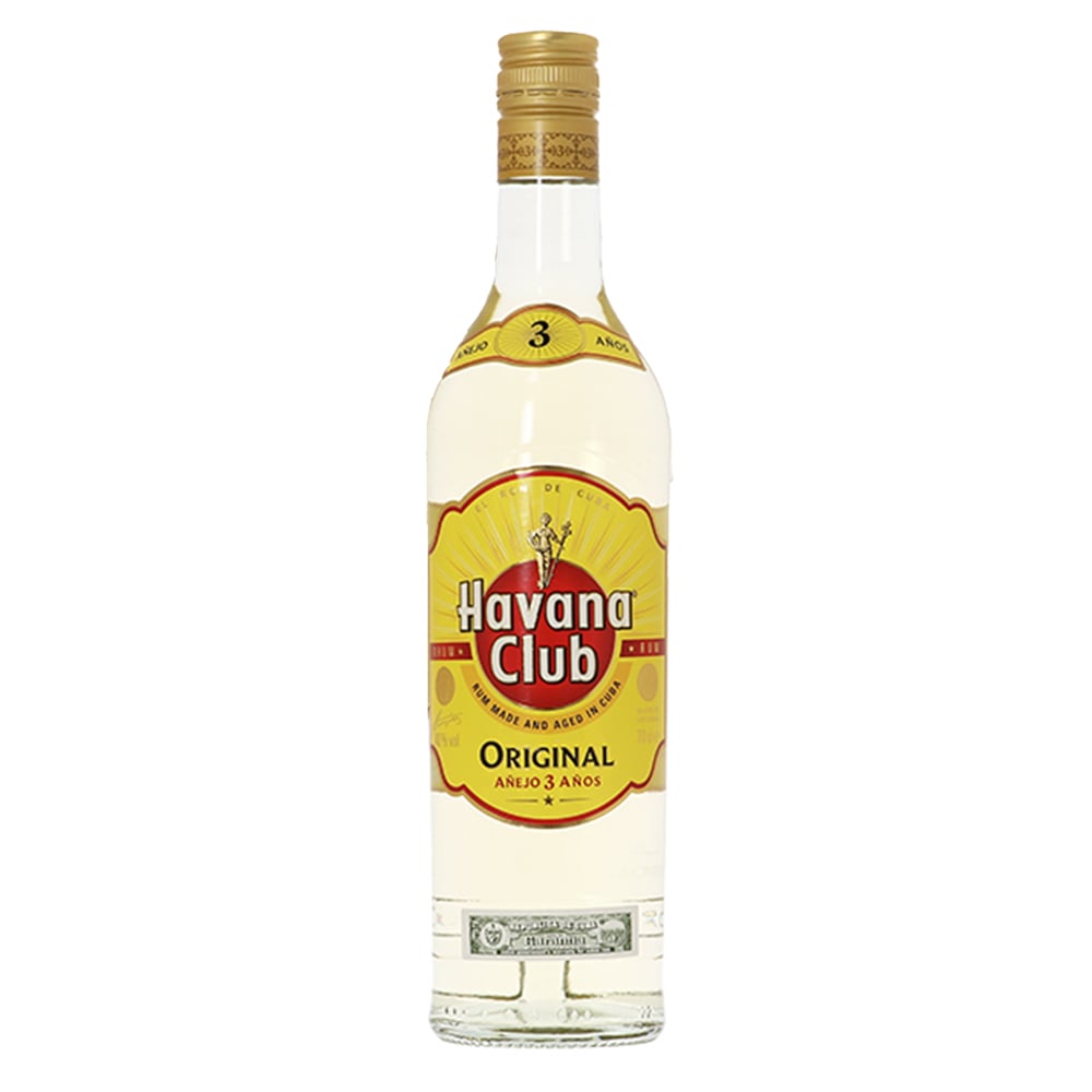 RON HAVANA CLUB BOTELLA VIDRIO 1000 CC 3 AÑOS BLANCO - 1