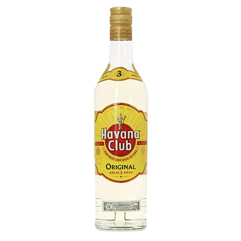 RON HAVANA CLUB BOTELLA VIDRIO 1000 CC 3 AÑOS BLANCO - 3