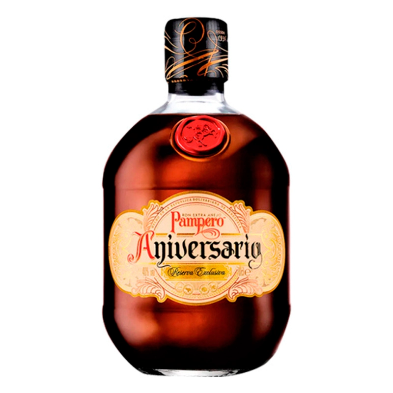 RON PAMPERO BOTELLA VIDRIO 700 ML ANIVERSARIO EXTRA AÑEJO - 1