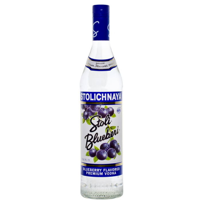 VODKA STOLICHNAYA BOTELLA VIDRIO 750 CC BLUEBERRI - 1