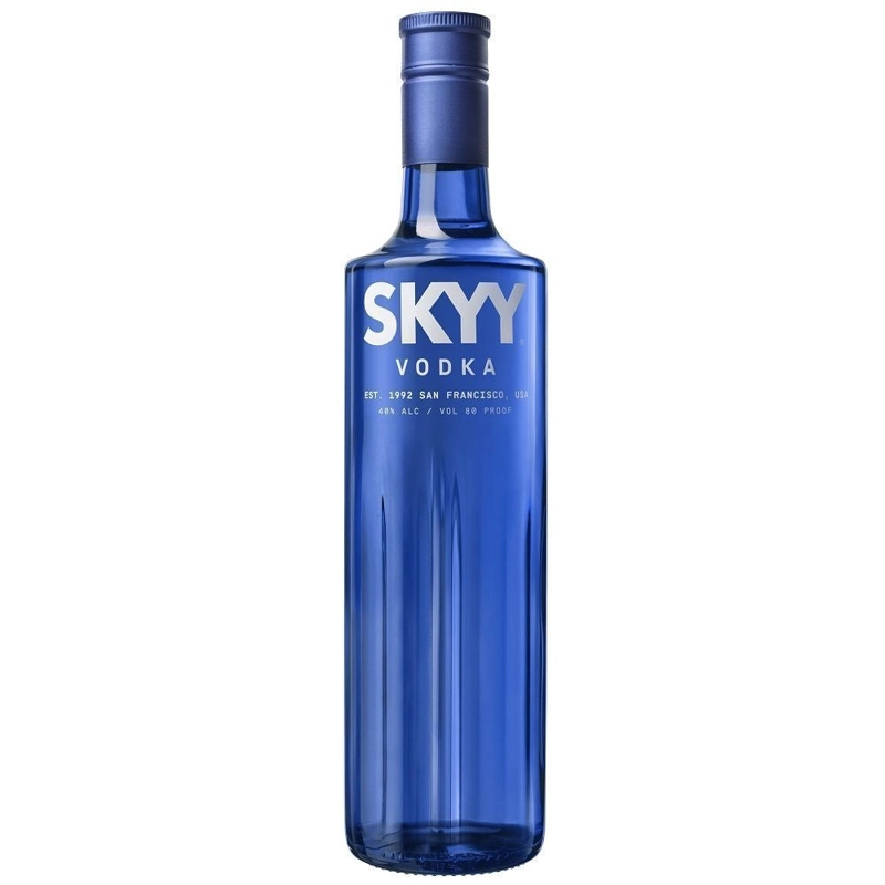 VODKA BLUESKY BOTELLA VIDRIO 750 CC SKYY BLUE - 1