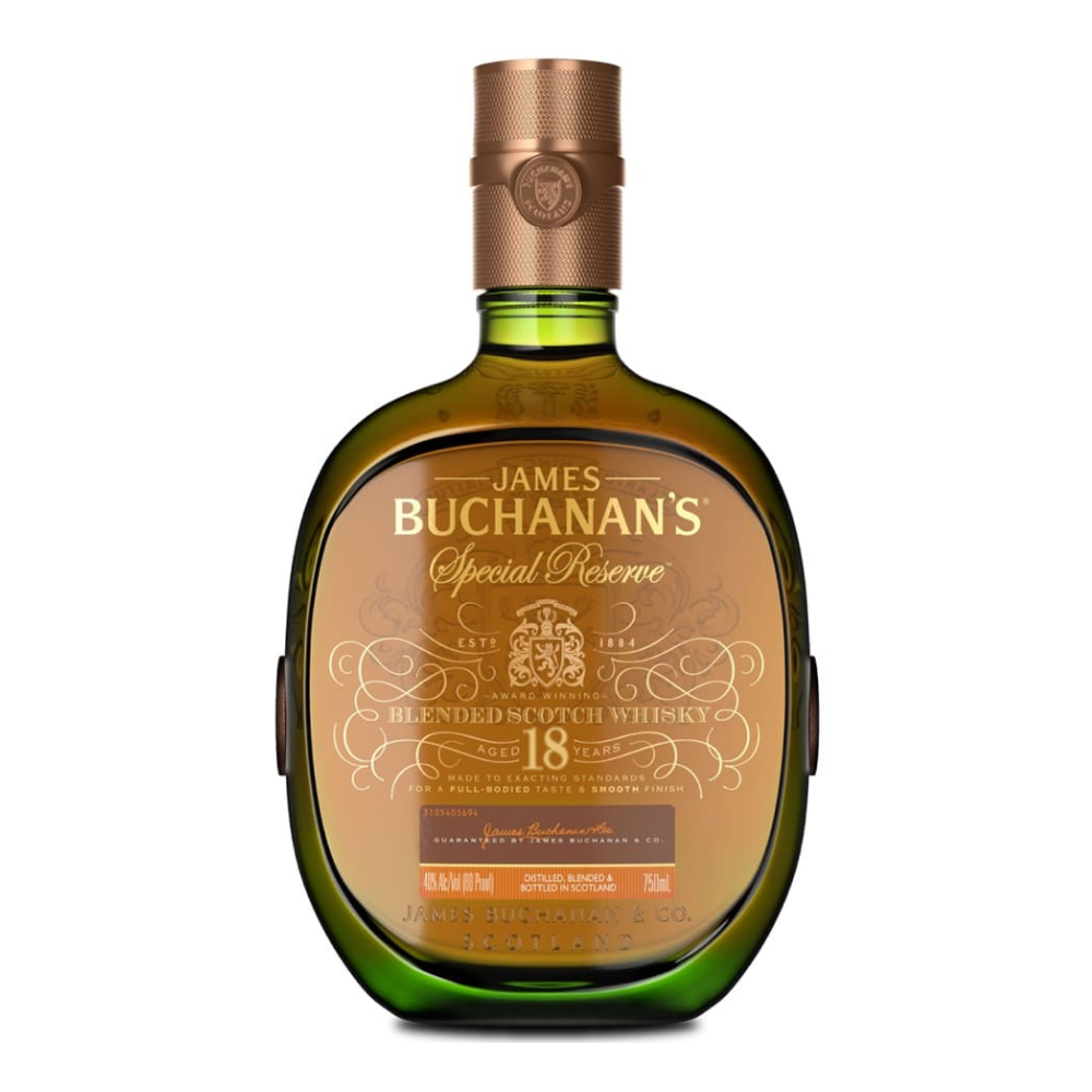 WHISKY BUCHANANS ESPECIAL RESERVA 18 AÑOS 40° 750CC - 1