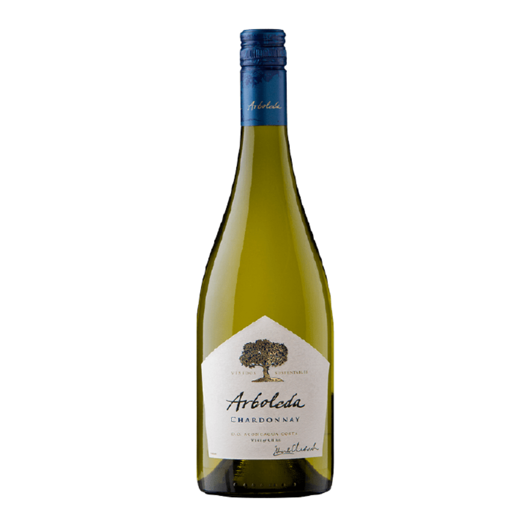 VINO BLANCO CHARDONNAY ARBOLEDA BOTELLA VIDRIO 750 CC 13.5° - 1