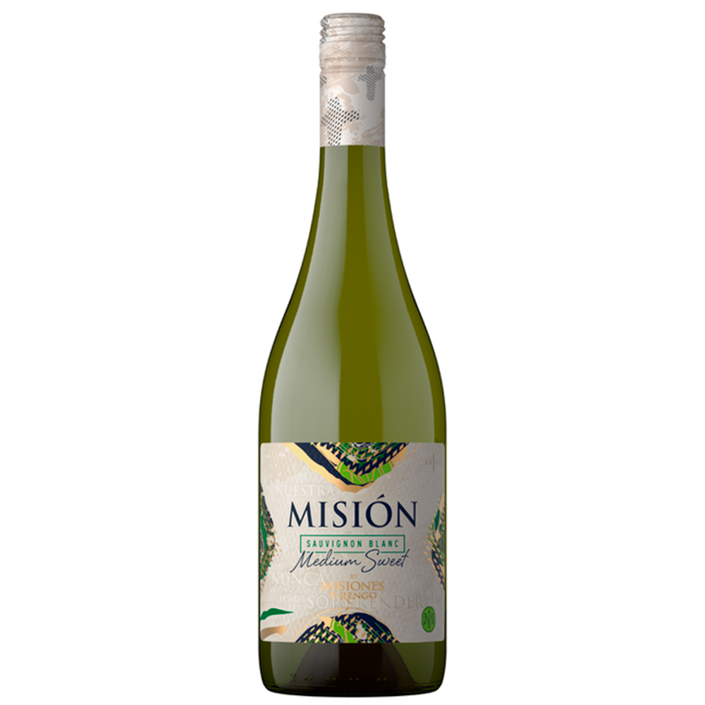 VINO BLANCO SAUVIGNON BLANC MISIONES DE RENGO BOTELLA VIDRIO 750 CC MISIÓN MEDIUM SWEET 13° - 4