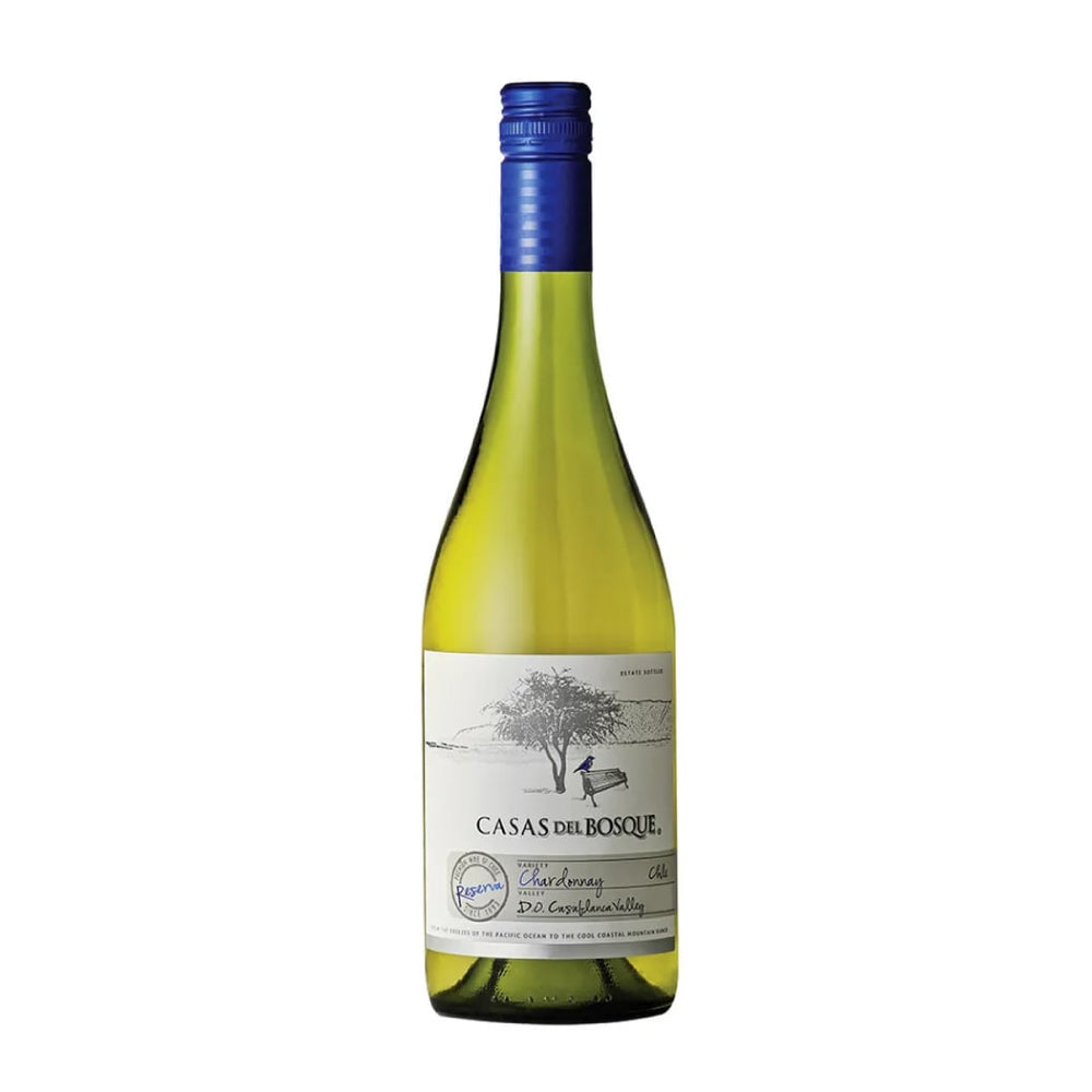 VINO BLANCO CHARDONNAY CASAS DEL BOSQUE BOTELLA VIDRIO 750 CC RESERVA - 1