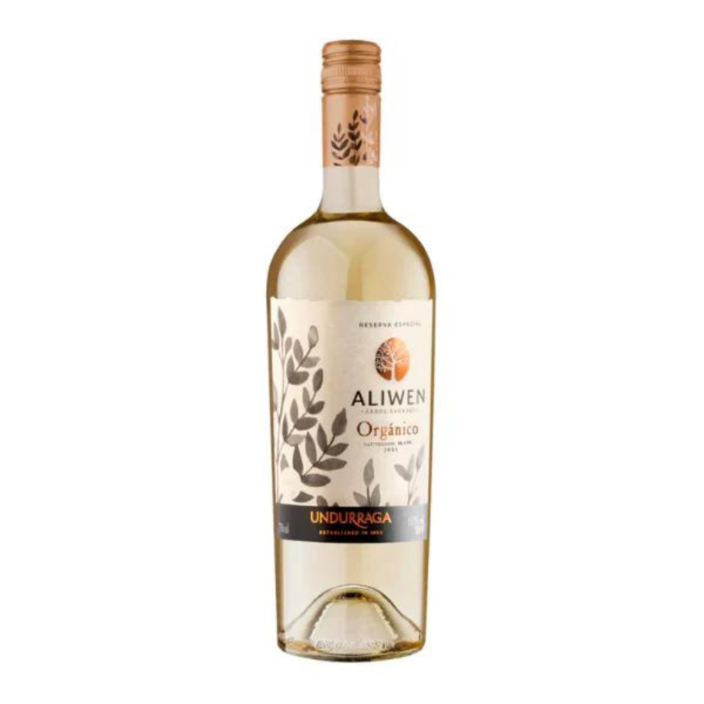 VINO BLANCO SAUVIGNON BLANC UNDURRAGA BOTELLA VIDRIO 750 CC ORGANICO 14° - 1