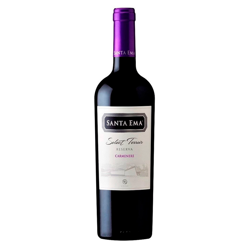 VINO SANTA EMA RESERVA SELECT TERROIR CARMENERE 13° 750CC - 1