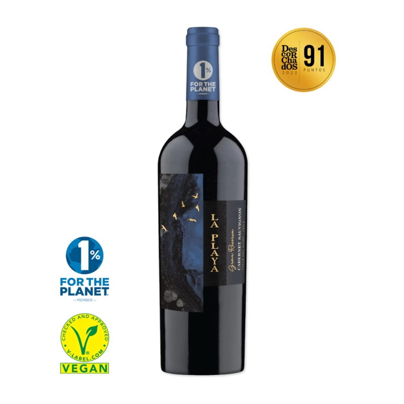 VINO TINTO CABERNET SAUVIGNON SUTIL BOTELLA VIDRIO 750 CC LA PLAYA GRAN RESERVA - 1