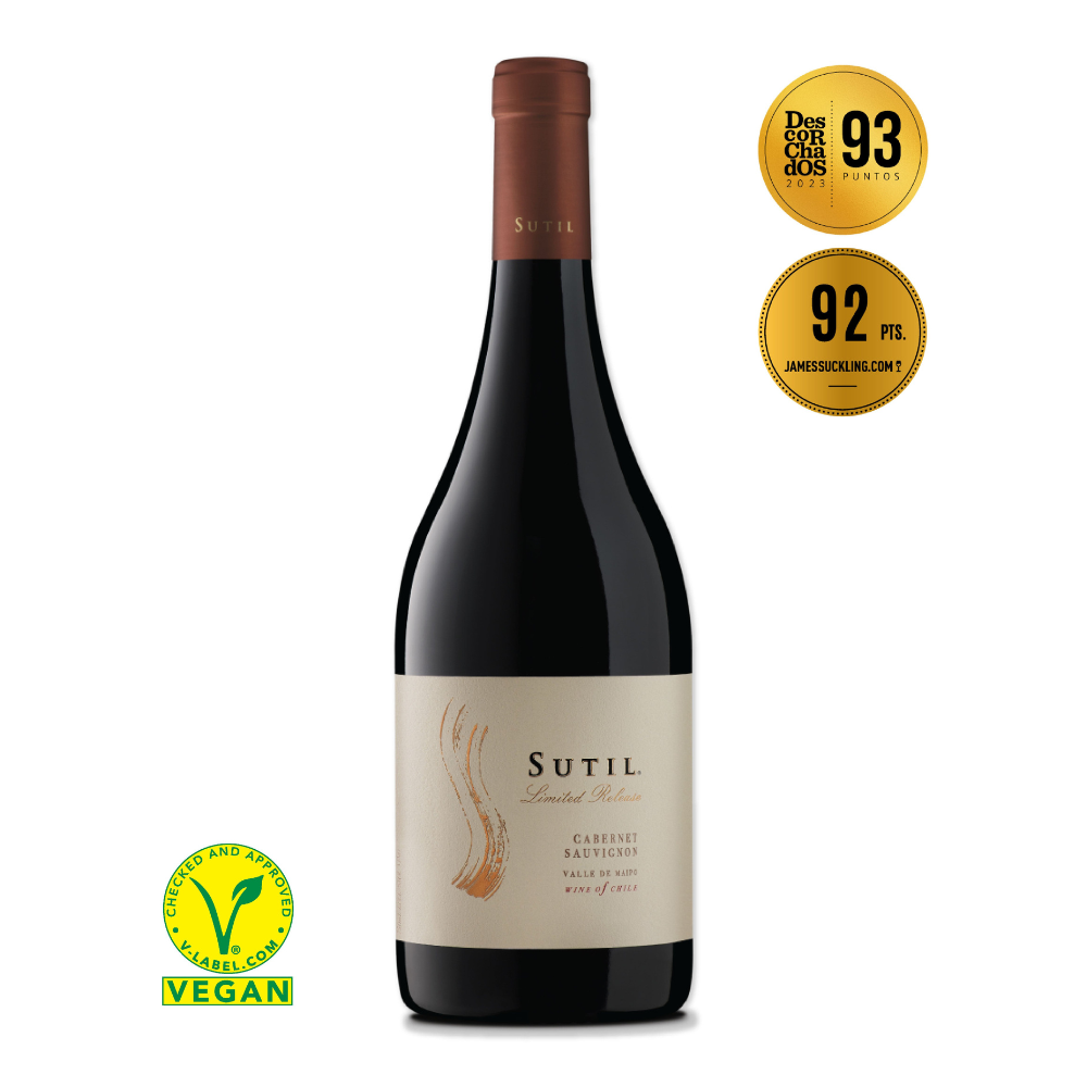 VINO TINTO SYRAH SUTIL BOTELLA VIDRIO 750 CC LIMITED RELEASE - 1
