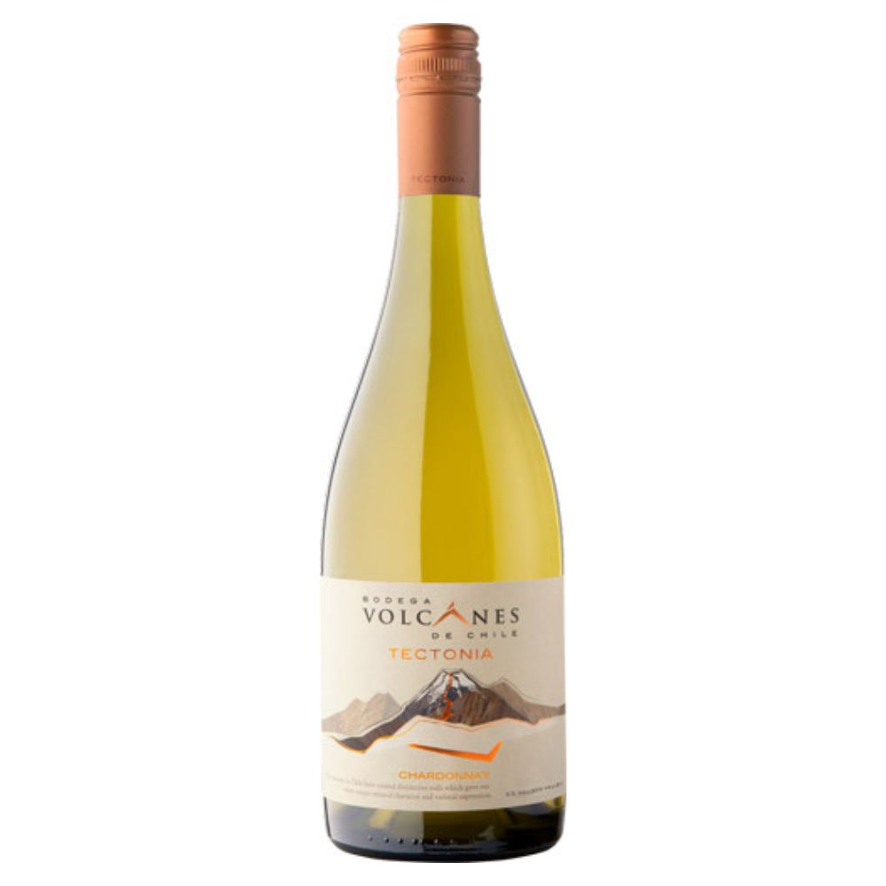 VINO BLANCO CHARDONNAY VOLCANES BOTELLA VIDRIO 750 CC TECTONIA - 3