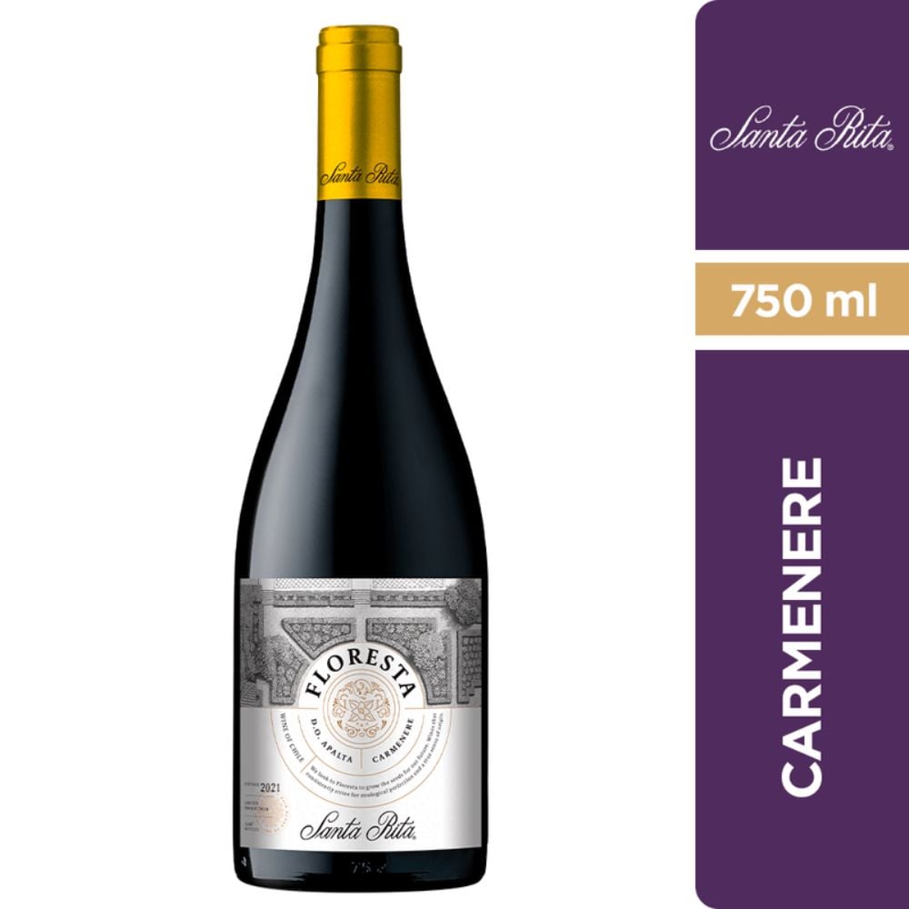 VINO FLORESTA CARMENERE 750CC - 1