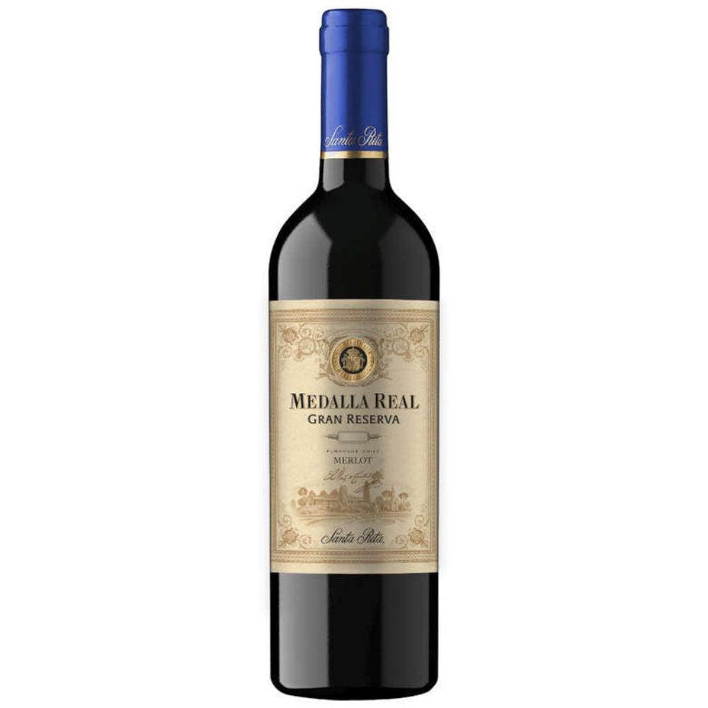 VINO TINTO CARMENERE SANTA RITA BOTELLA VIDRIO 750 CC GRAN RESERVA - 1