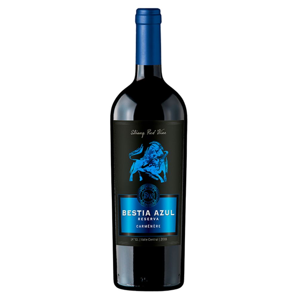VINO BESTIA AZUL RESERVA CARMENERE 14° 750CC - 1