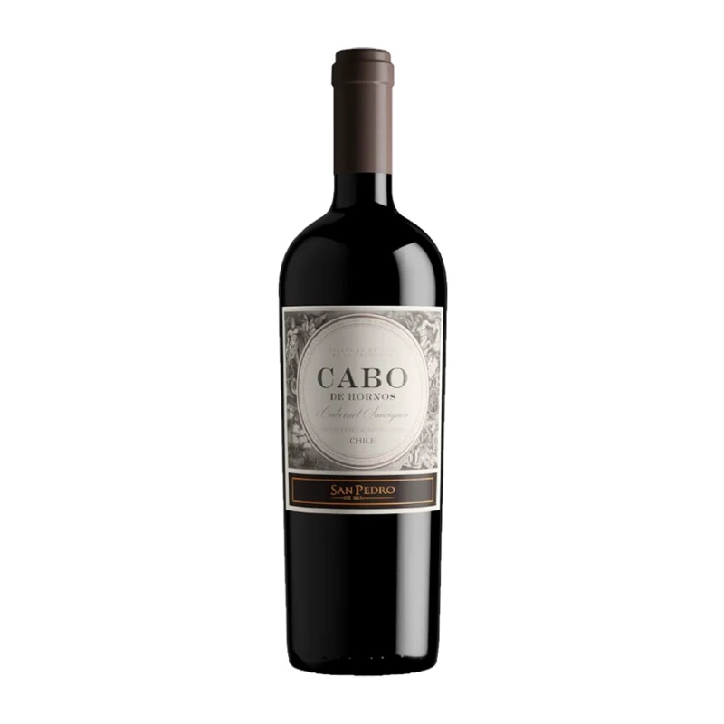 VINO TINTO CABERNET SAUVIGNON SAN PEDRO BOTELLA VIDRIO 750 CC CABO HORNOS 14.5° - 1