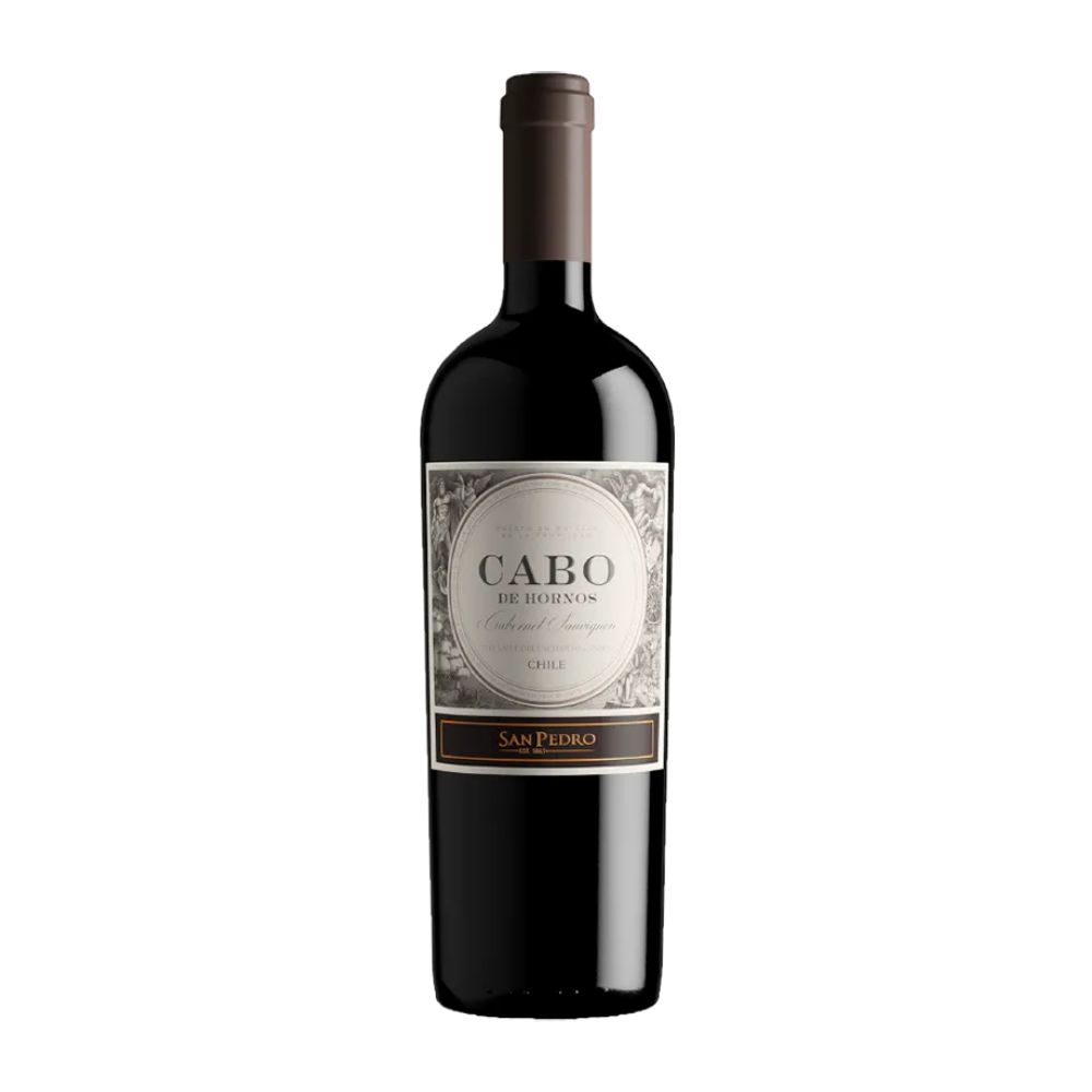 VINO TINTO CABERNET SAUVIGNON SAN PEDRO BOTELLA VIDRIO 750 CC CABO HORNOS 14.5° - 1