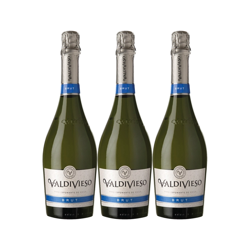 ESPUMANTE VALDIVIESO BOTELLA VIDRIO 750 CC 3 UN BRUT 12° - 1