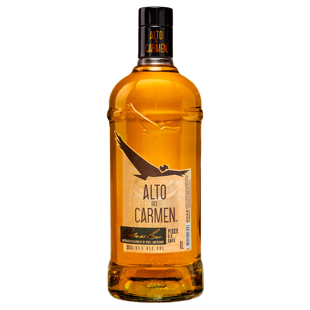 PISCO ALTO DEL CARMEN BOTELLA VIDRIO 1000 CC ROBLE SUR 35° - 1