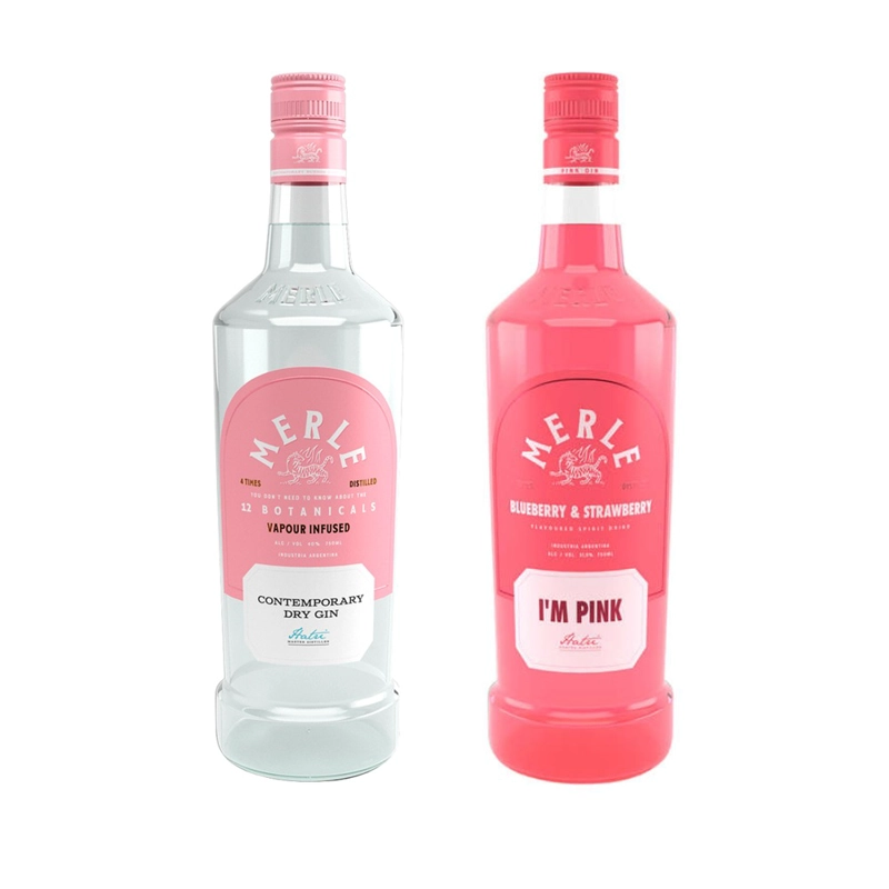 PACK GIN MERLE: I'M PINK + CONTEMPORARY DRY - 1