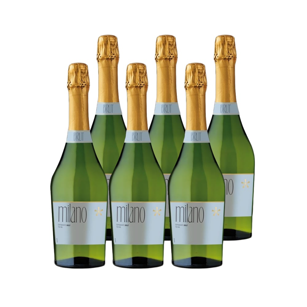 6X ESPUMANTES MILANO BRUT 750CC - 1