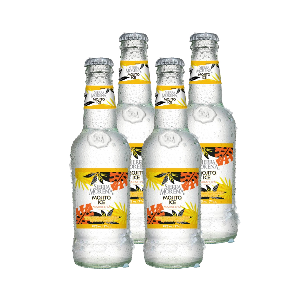 4X COCTEL SIERRA MORENA MOJITO ICE MARACUYA 275CC - 1