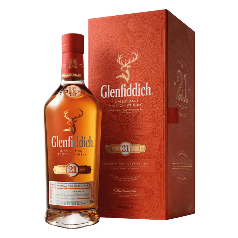 WHISKY GLENFIDDICH SINGLE MALT 21 ANOS 750CC