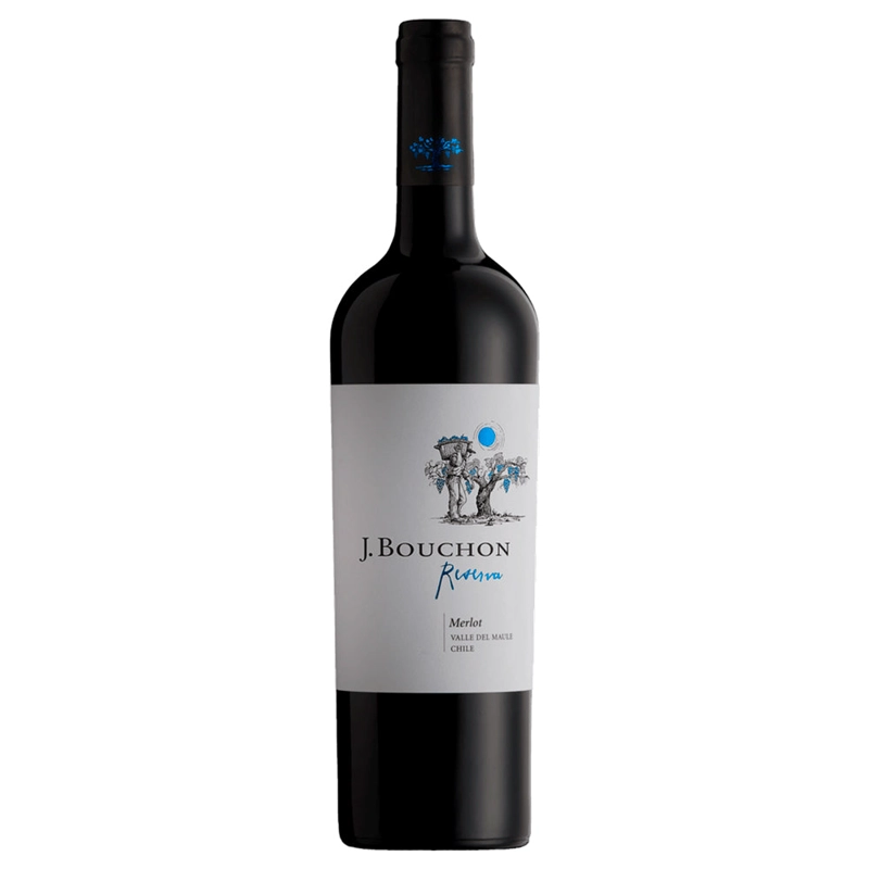 VINO J. BOUCHON RESERVA MERLOT 13,5° 750CC - 1