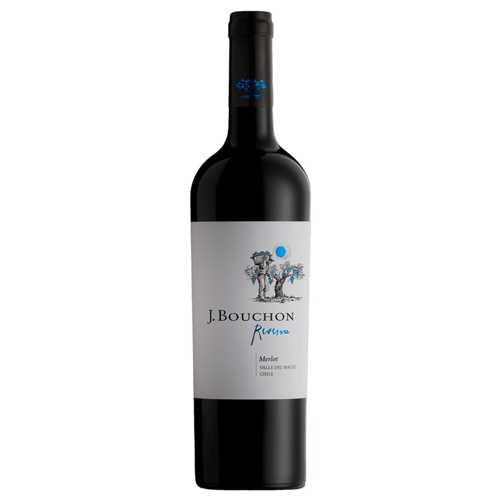 VINO J. BOUCHON RESERVA MERLOT 13,5° 750CC - 1