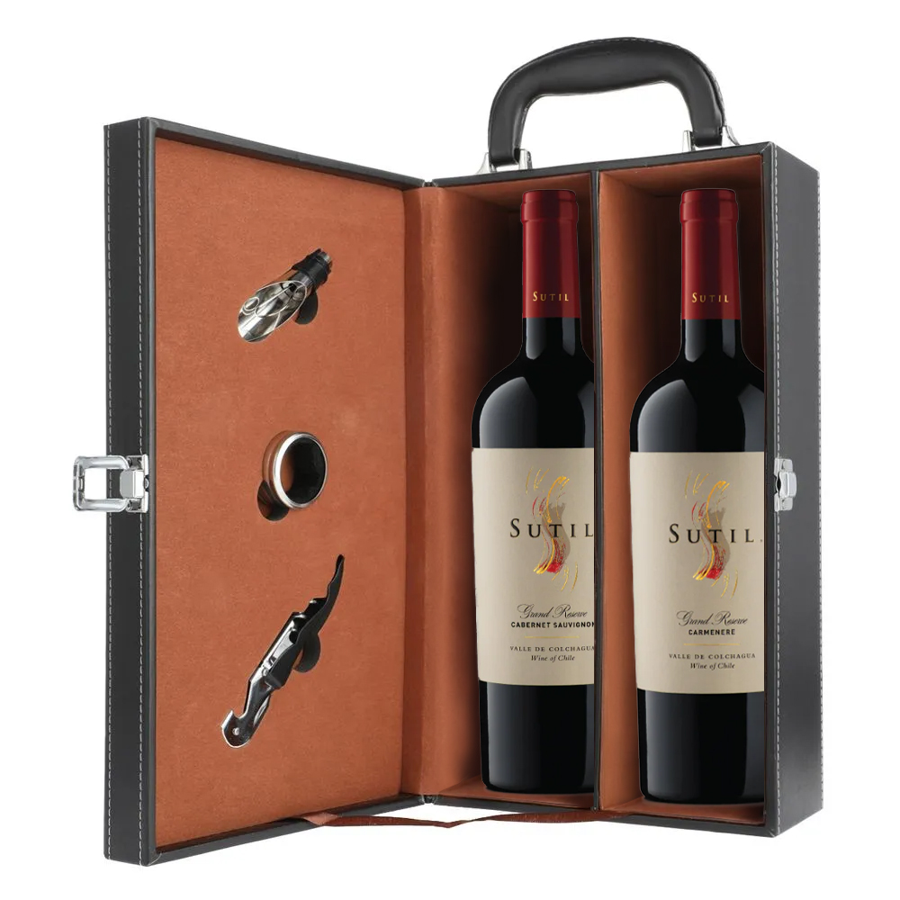 PACK VINOS SUTIL GRAN RESERVA + MALETA CON ACCESORIOS - 1