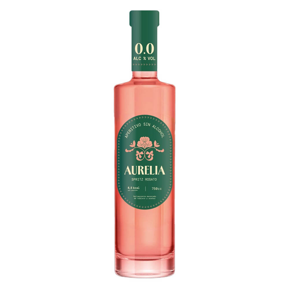 APERITIVO SIN ALCOHOL AURELIA SPRITZ ROSATO 750CC - 1