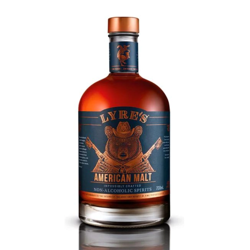 WHISKY SIN ALCOHOL LYRES AMERICAN MALT 700CC - 1