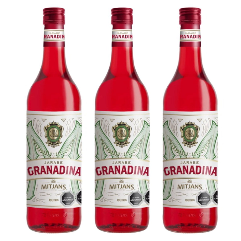 3X JARABE DE GRANADINA MITJANS 900CC - 1