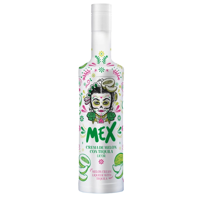 LICOR CREMA DE MELON MEX CON TEQUILA 15° 700CC - 1