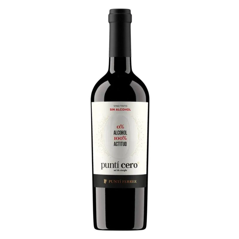 VINO PUNTI FERRER TINTO SIN ALCOHOL 750CC - 1