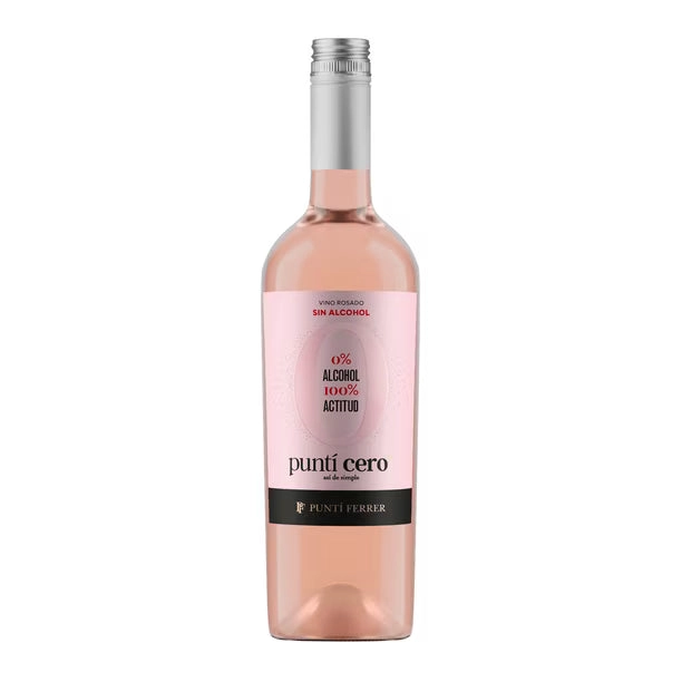VINO PUNTI FERRER ROSE  SIN ALCOHOL 750CC - 1