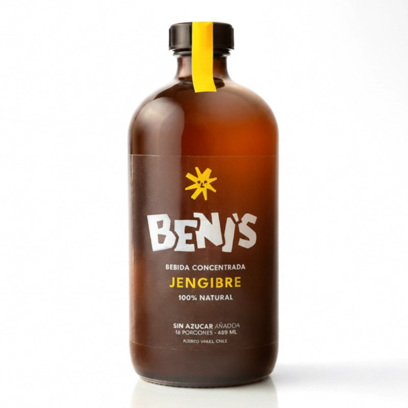 BEBIDA NATURAL BENI'S DE JENGIBRE 480CC - 1