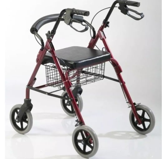 ANDADOR MEDICALTEC BURRITO CON ASIENTO RUEDAS Y CANASTO - 2