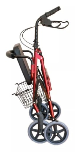ANDADOR MEDICALTEC BURRITO CON ASIENTO RUEDAS Y CANASTO - 5
