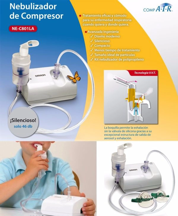 NEBULIZADOR MEDICALTEC OMRON NEC801 - 3