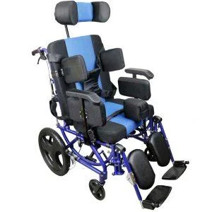 SILLA DE RUEDAS NEUROLÓGICA ALUMINIO PARA ADULTO - 1
